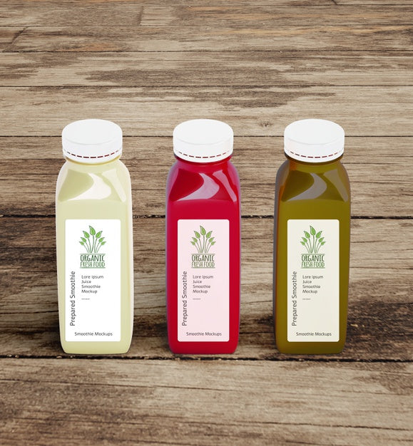 High View Healthy Eating Smoothies For Detox Concept Psd