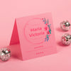 High View Invitation For Sweet Fifteen And Silver Balls Psd