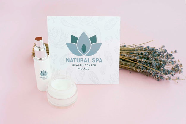 High View Lavender And Salt Spa Concept Psd