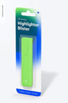 Highlighters Blister Mockup Psd