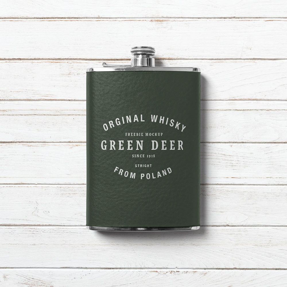 Hip Flask Mockup