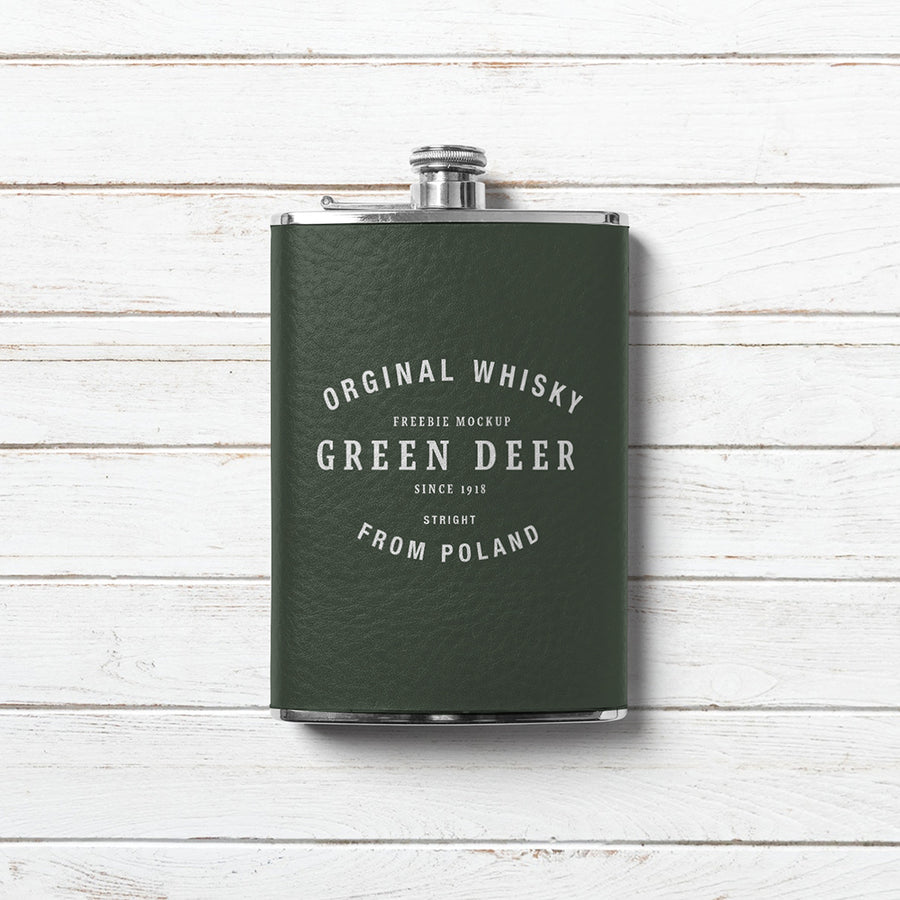 Hip Flask Mockup