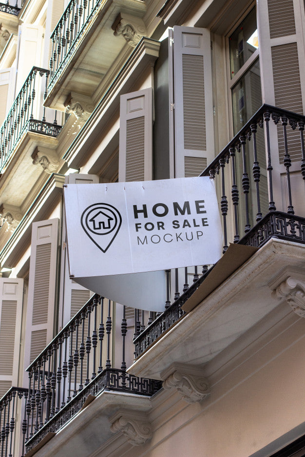 Home For Sale Mockup Psd