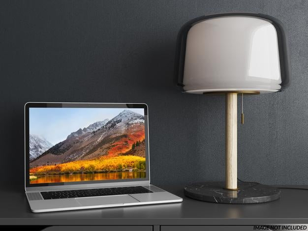 Home Office Laptop Psd