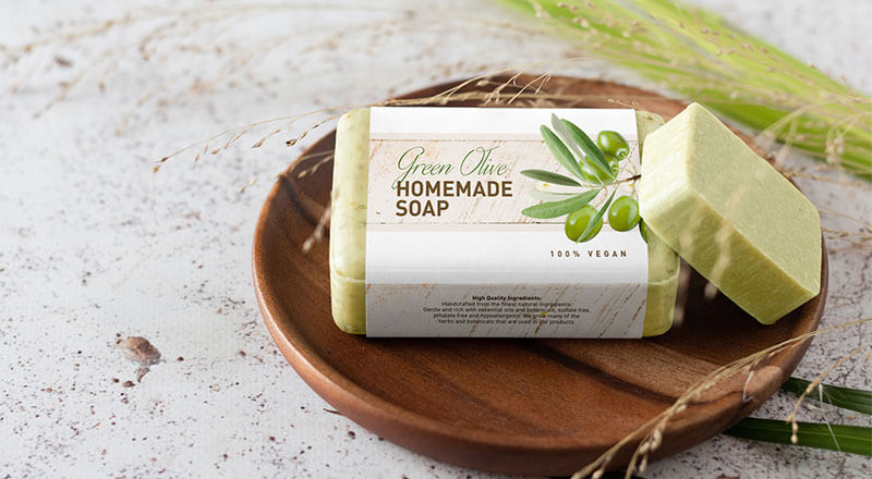 Homemade Soap Mockup Psd