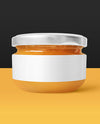 Honey Jar Bottle Psd Mockup In 4K