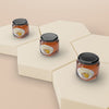 Honeycomb Shape With Honey Jars Psd