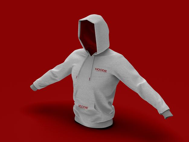 Hooded Sweatshirt Mockup Psd