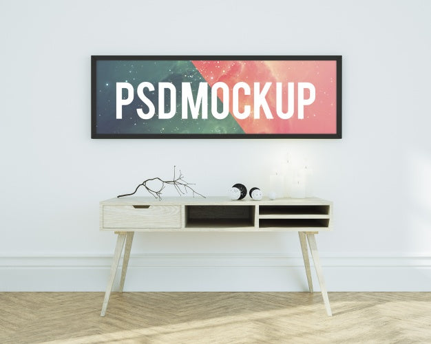 Horizontal Frame Mock Up Psd