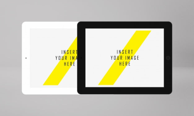 Horizontal Tablet Screen Mock Up Psd
