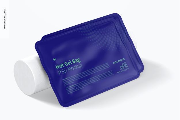 Hot Gel Bag Mockup Psd