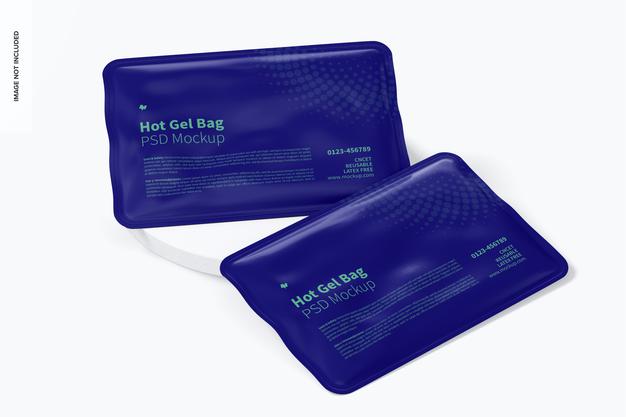 Hot Gel Bag Mockup Psd