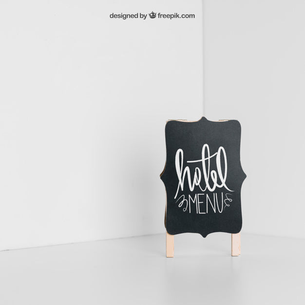Hotel Board Mockup Psd