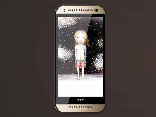 Htc One (M8) Psd Mockup