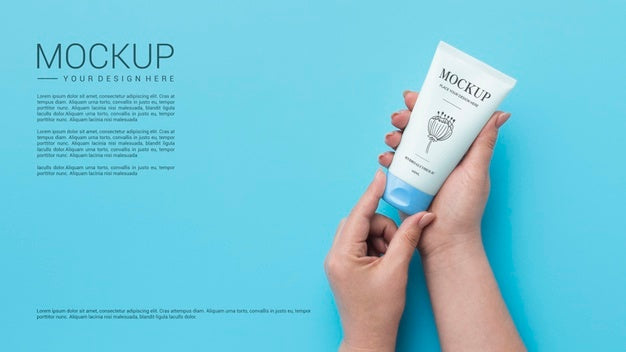 Hydro Alcoholic Gel Package Mockup Psd