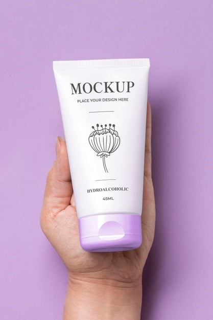 Hydro Alcoholic Gel Package Mockup Psd