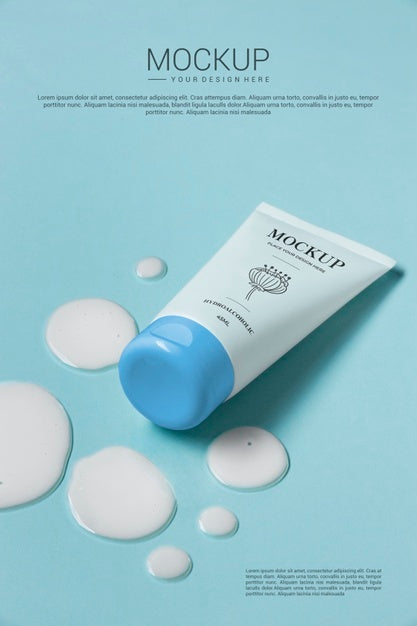Hydro Alcoholic Gel Package Mockup Psd