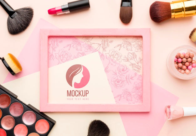 Hygiene And Beauty Concept Mock-Up Psd