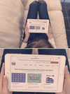 iPad Mini 3 MockUp in Womens Hand