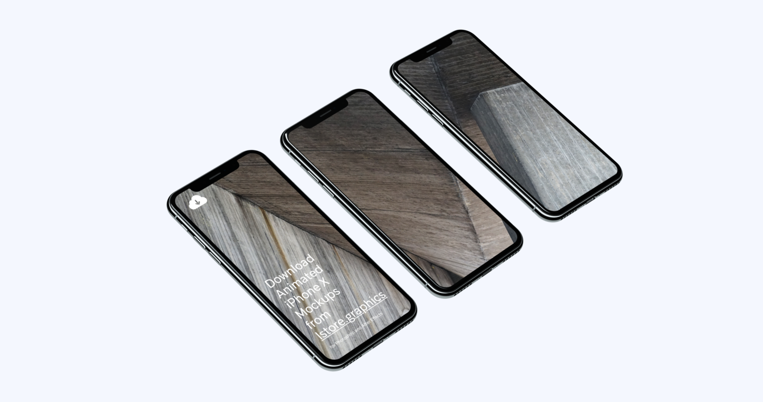 iPhone X Mockups 4k Resolution