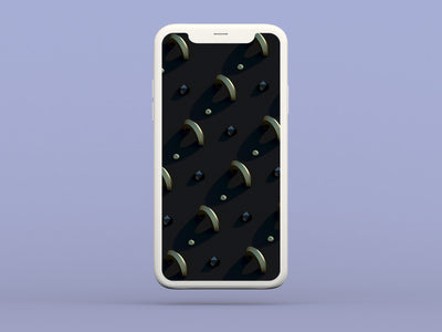 iPhone 11 Clay Mockup PSD Front/Side View