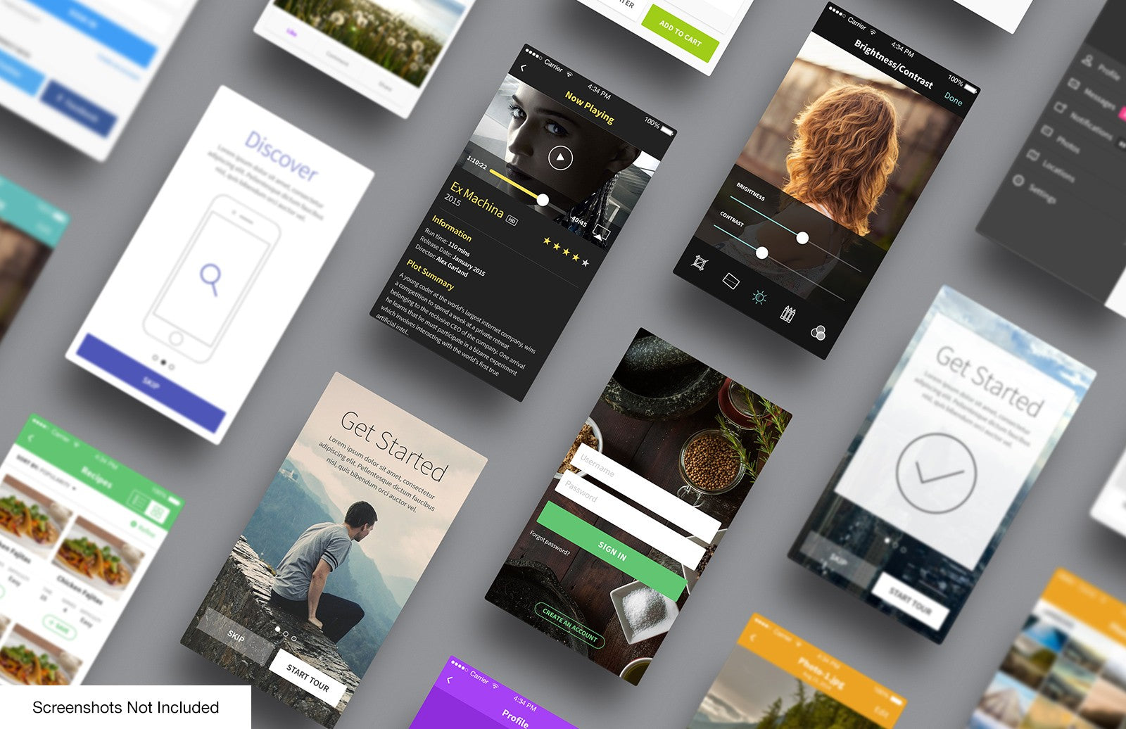 iPhone App Perspective Mockup