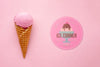 Ice Cream Concept Mock-Up Psd