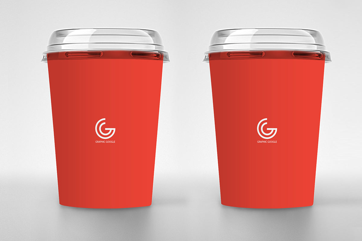 Ice Cream Disposable Packaging Mockup