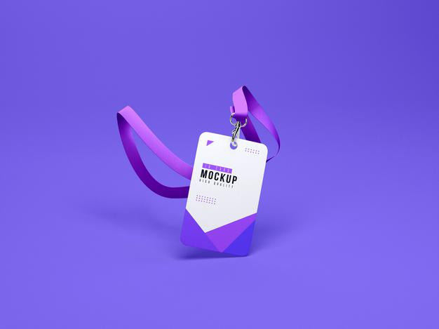Id Cards Holder Mockup Psd