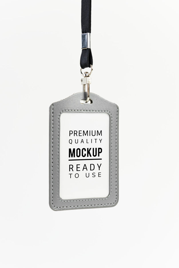 Premium PSD  Necklace cards mockup
