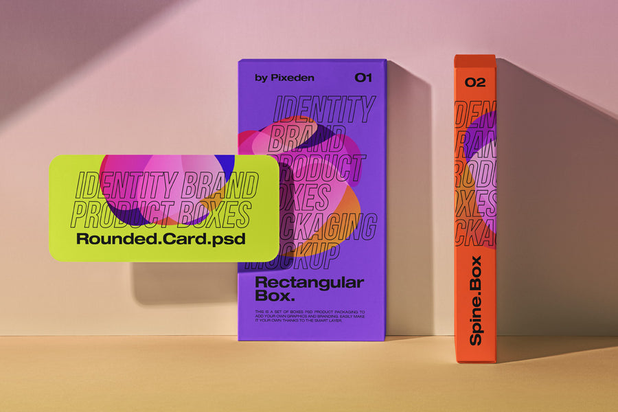 Id Psd Product Boxes Packaging Mockup