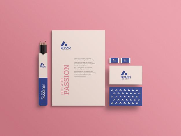 Identity Branding Stationery Mockup Psd