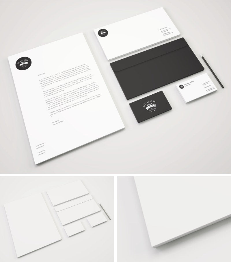 Identity Branding Stationery Psd Mockup
