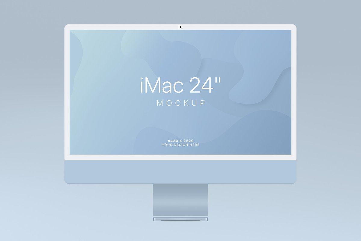 Imac 2021 Mockup