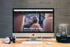 Close-up Clean iMac Display Mockup