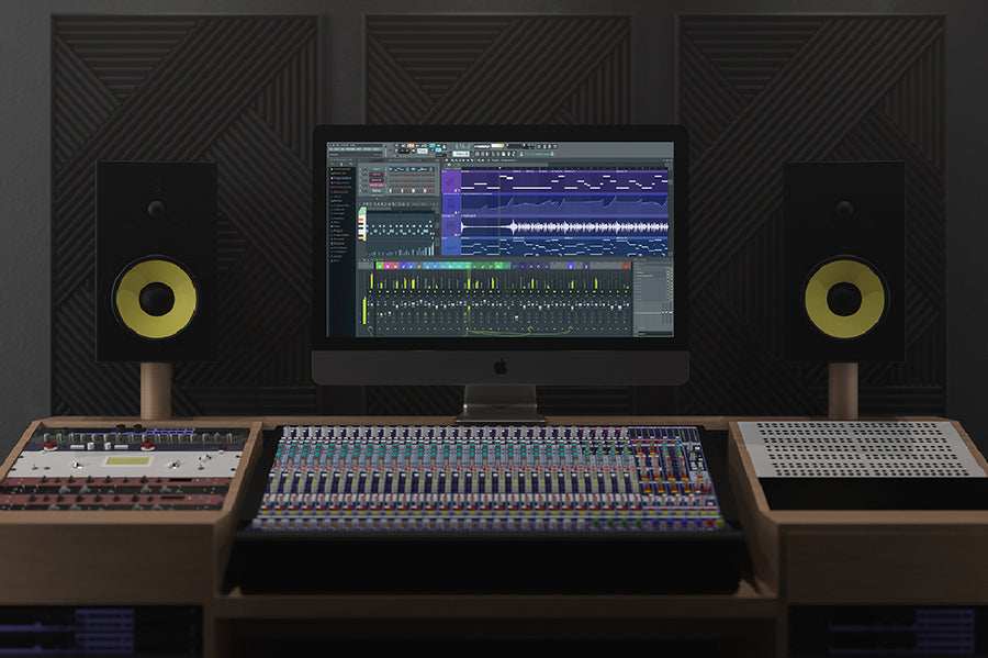 Imac Pro In Music Studio Mockup