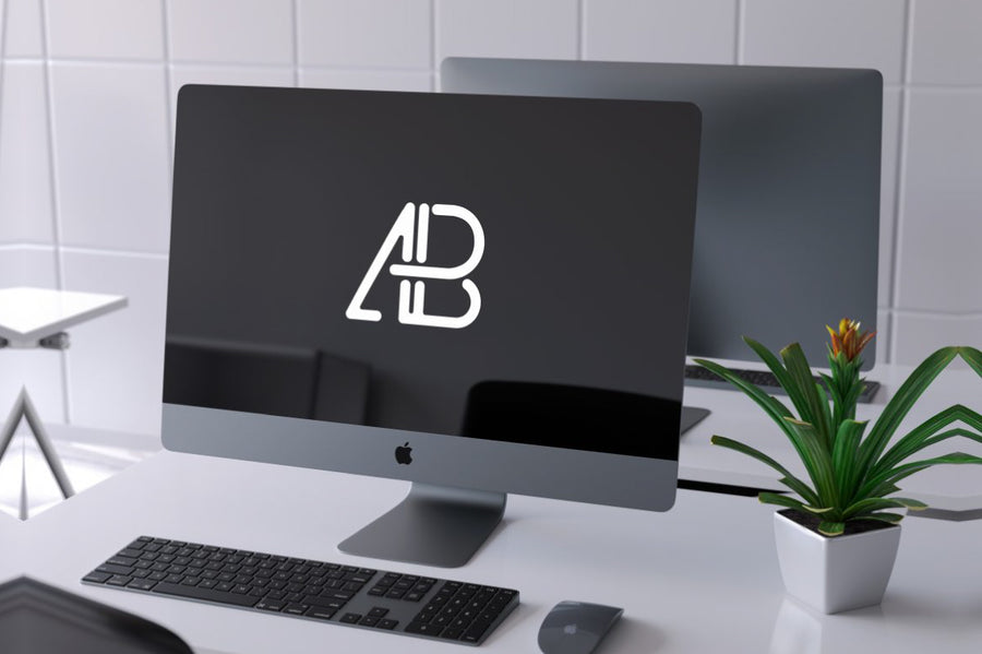 Imac Pro Psd Mockup Vol.4