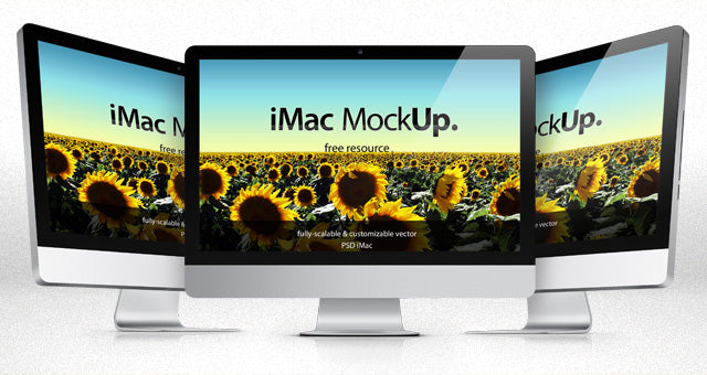 Imac Psd Mockup Template