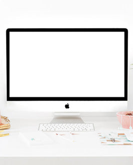 Imac Vintage Scene Mockup Second Edition