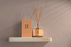 Incense Air Freshener Reed Diffuser Glass Bottle With Box Mockup Psd