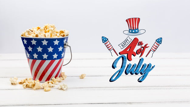 Independence Day Mockup With Copyspace Psd