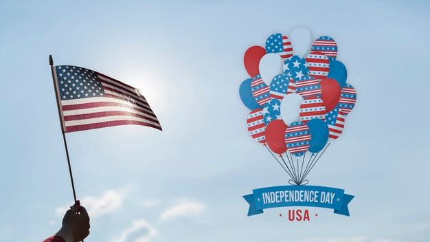 Independence Day Mockup With Copyspace Psd