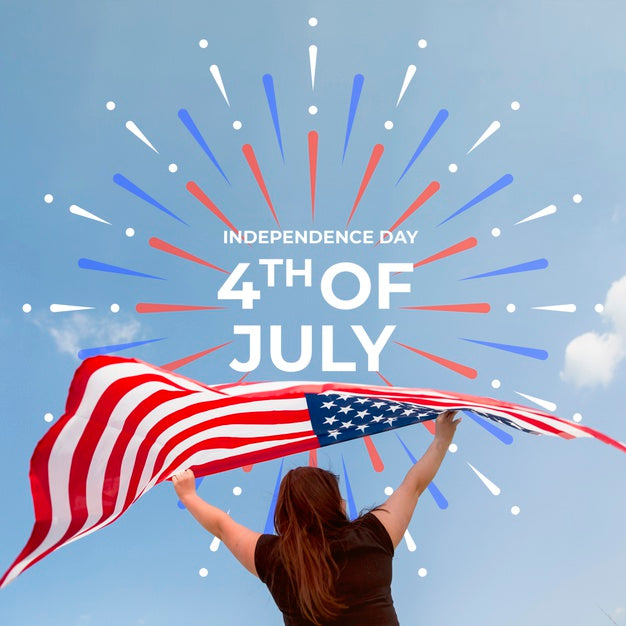 Independence Day Mockup With Copyspace Psd