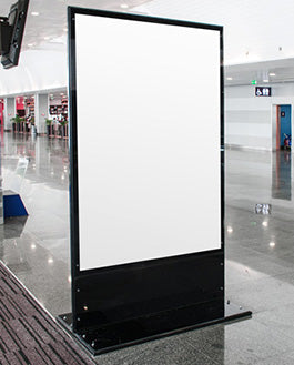 Indoor Banner Stand Psd Mockup In 4K