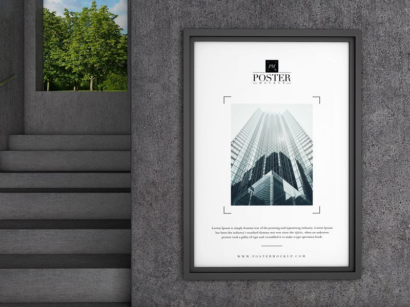 Industrial Poster Mockup