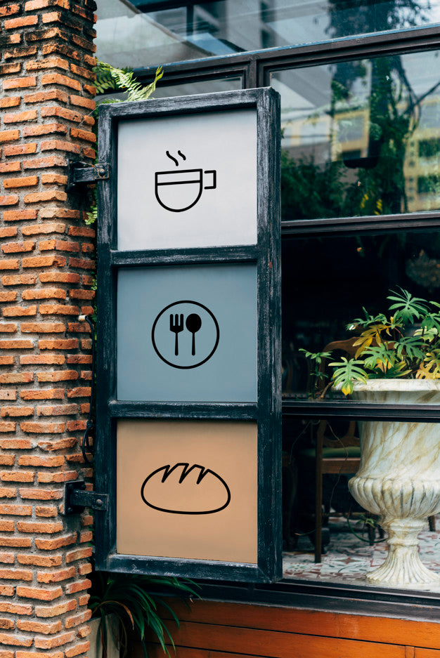 Industrial Steel Frame Mockup Design Psd