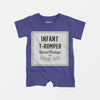 Infant T-Romper Onesie Mockup 03 Psd