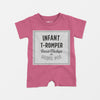 Infant T-Romper Onesie Mockup 05 Psd
