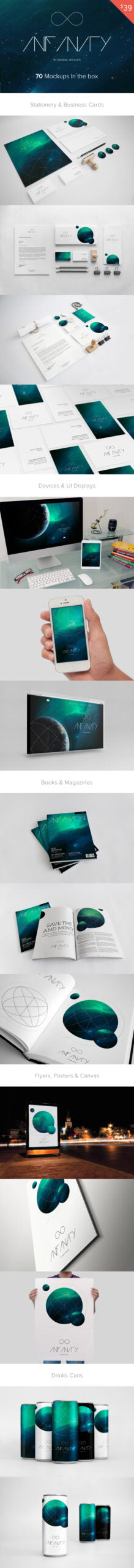 Infinity Mockups Bundle - Mockup Hunt