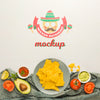 Ingredients Framing Mexican Restaurant Mockup Psd